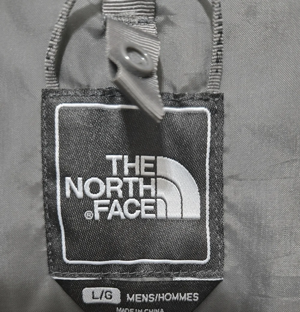 The North Face HyVent Waterproof Windbreaker Jacket Men Sz Large Army Green Gray